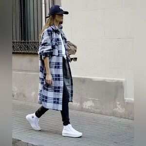 H&M ✨VIRAL✨ Plaid Shacket